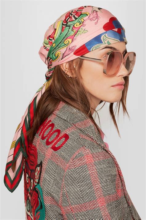 designer head scarf gucci|gucci head scarf women's.